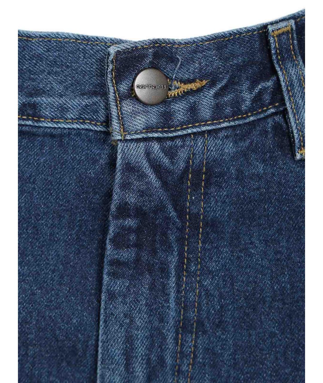 CARHARTT Синие хлопковые джинсы клеш, фото 4