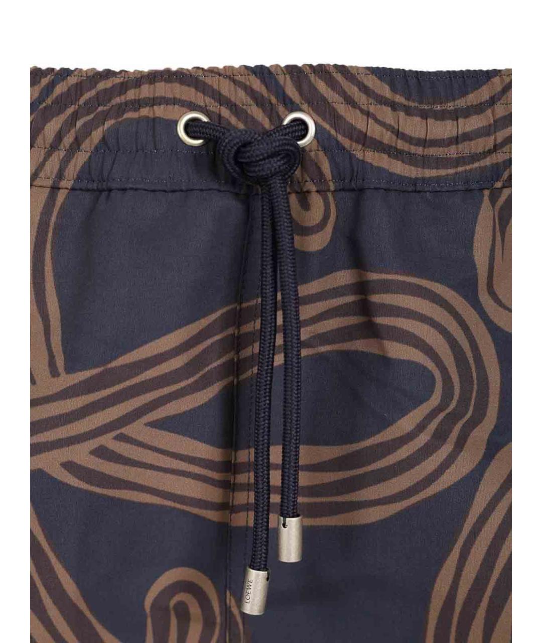 LOEWE Синие полиэстеровые шорты, фото 4