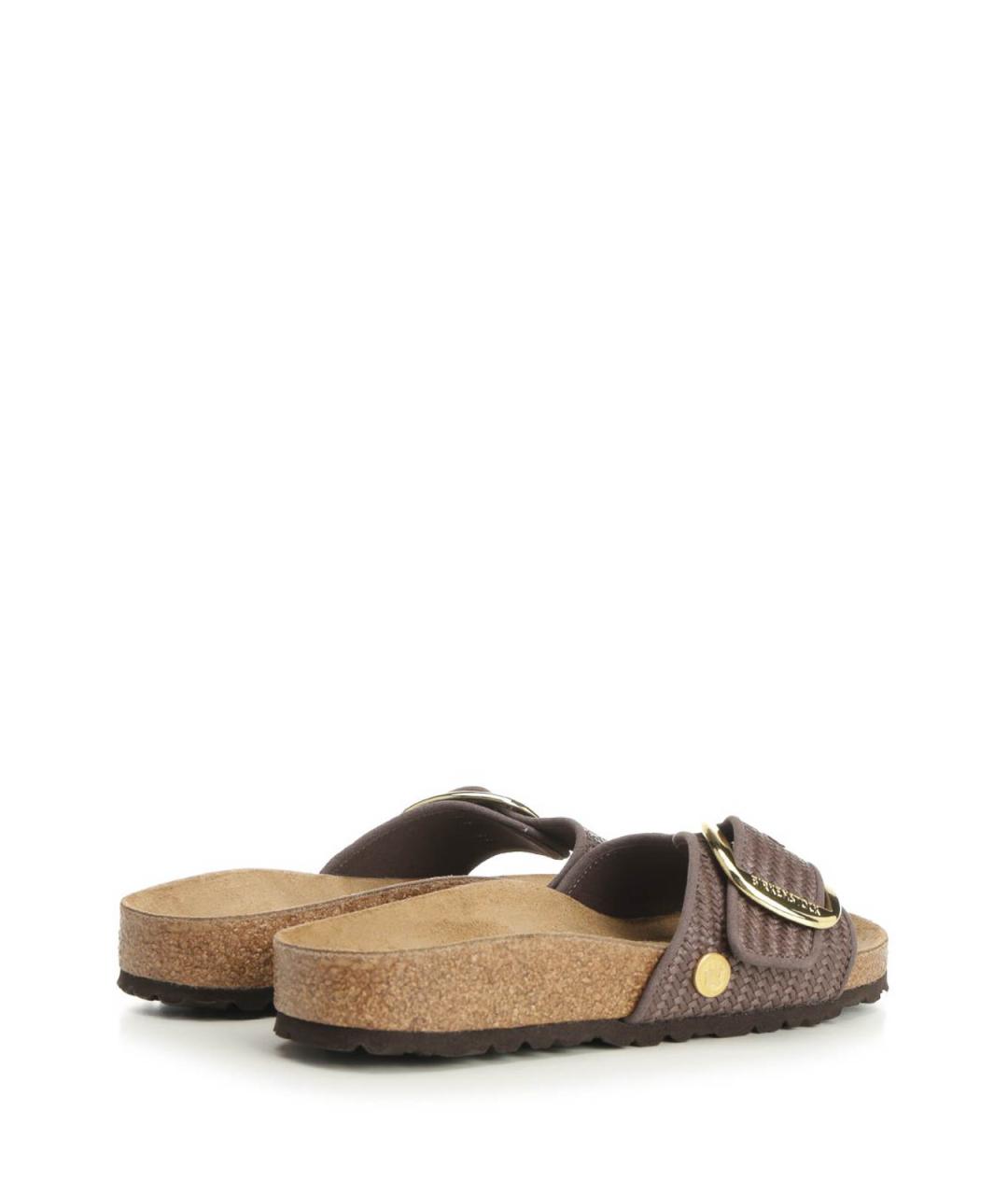 BIRKENSTOCK Коричневые замшевые сандалии, фото 3