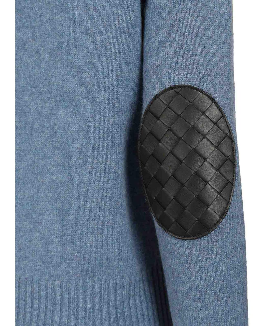 BOTTEGA VENETA Голубой кашемировый джемпер / свитер, фото 4
