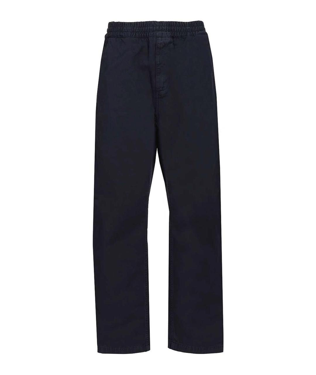 CARHARTT Синие хлопковые повседневные брюки, фото 1