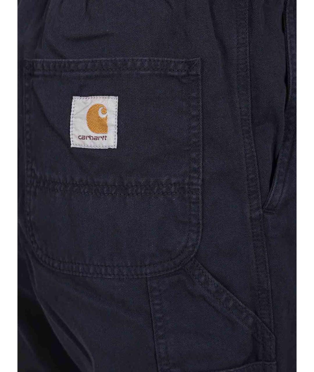 CARHARTT Синие хлопковые повседневные брюки, фото 5