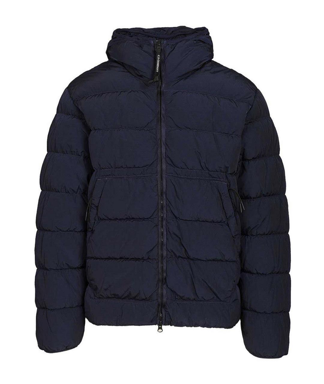 CP COMPANY Синий хлопковый пуховик, фото 1