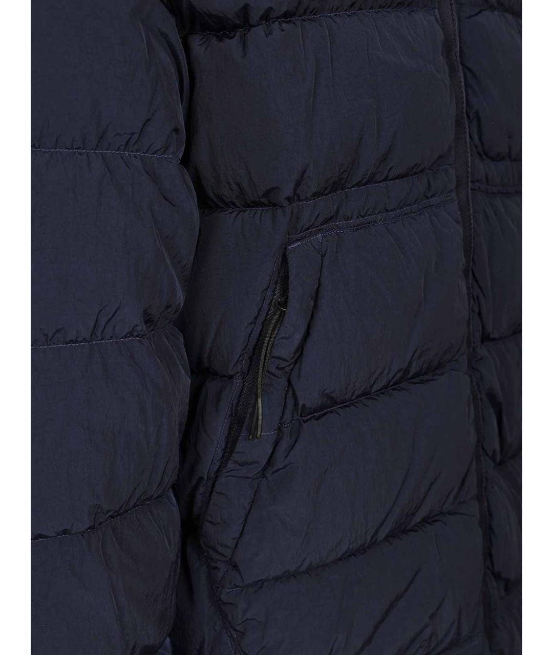 CP COMPANY Синий хлопковый пуховик, фото 6
