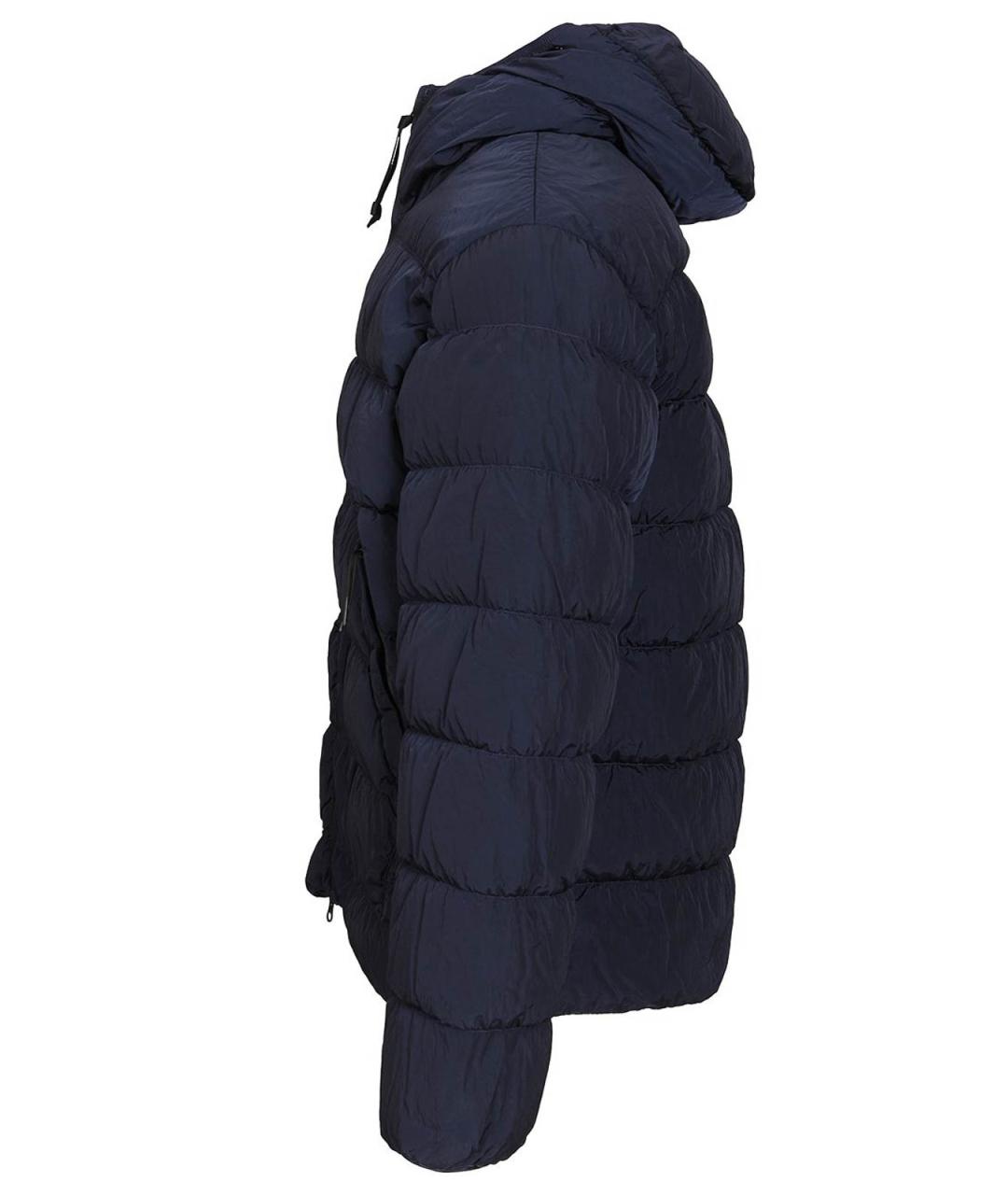 CP COMPANY Синий хлопковый пуховик, фото 3