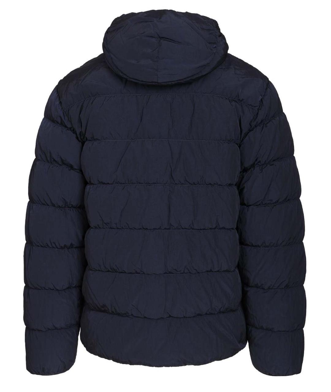 CP COMPANY Синий хлопковый пуховик, фото 2