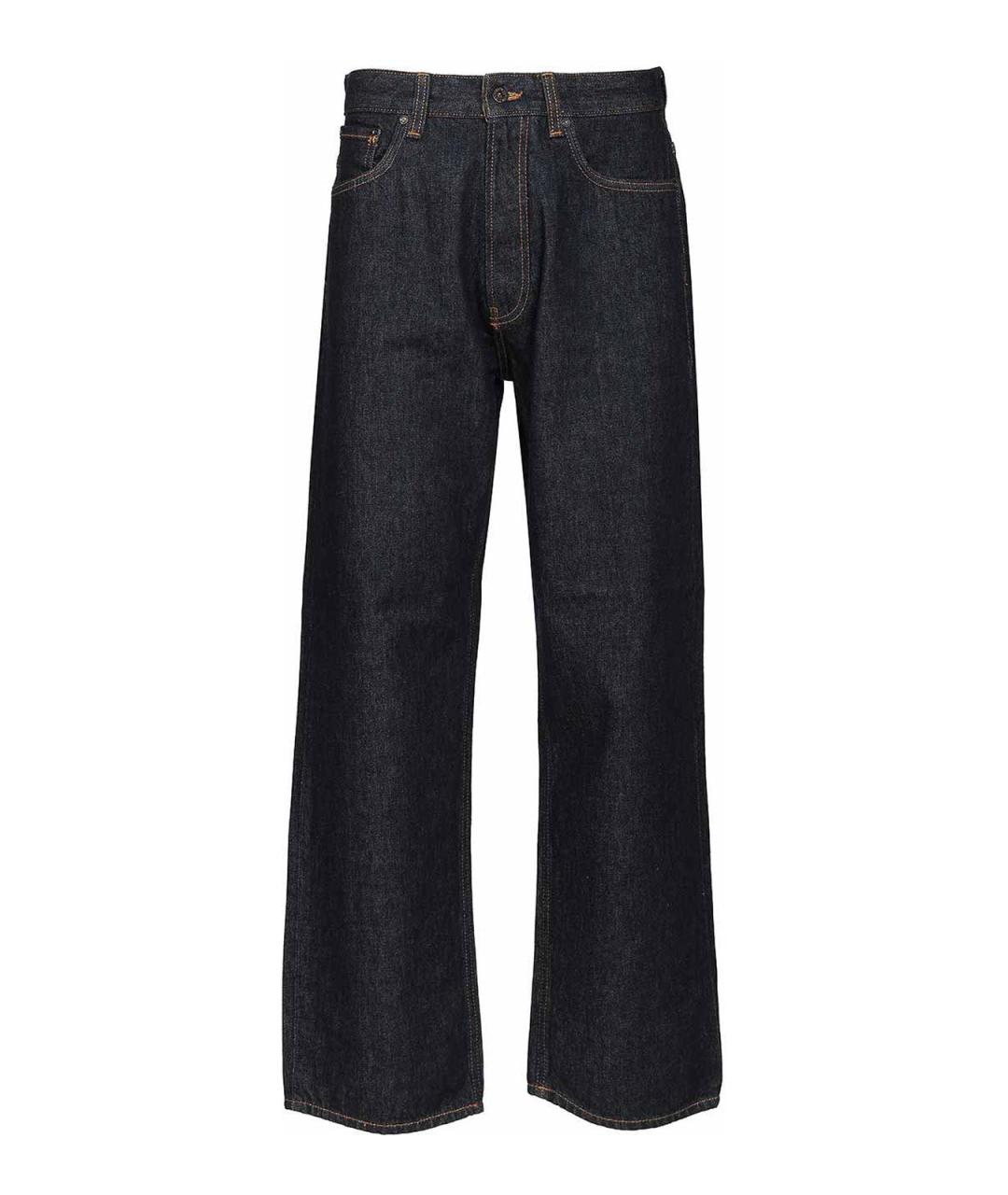 EMPORIO ARMANI Синие хлопковые джинсы, фото 1
