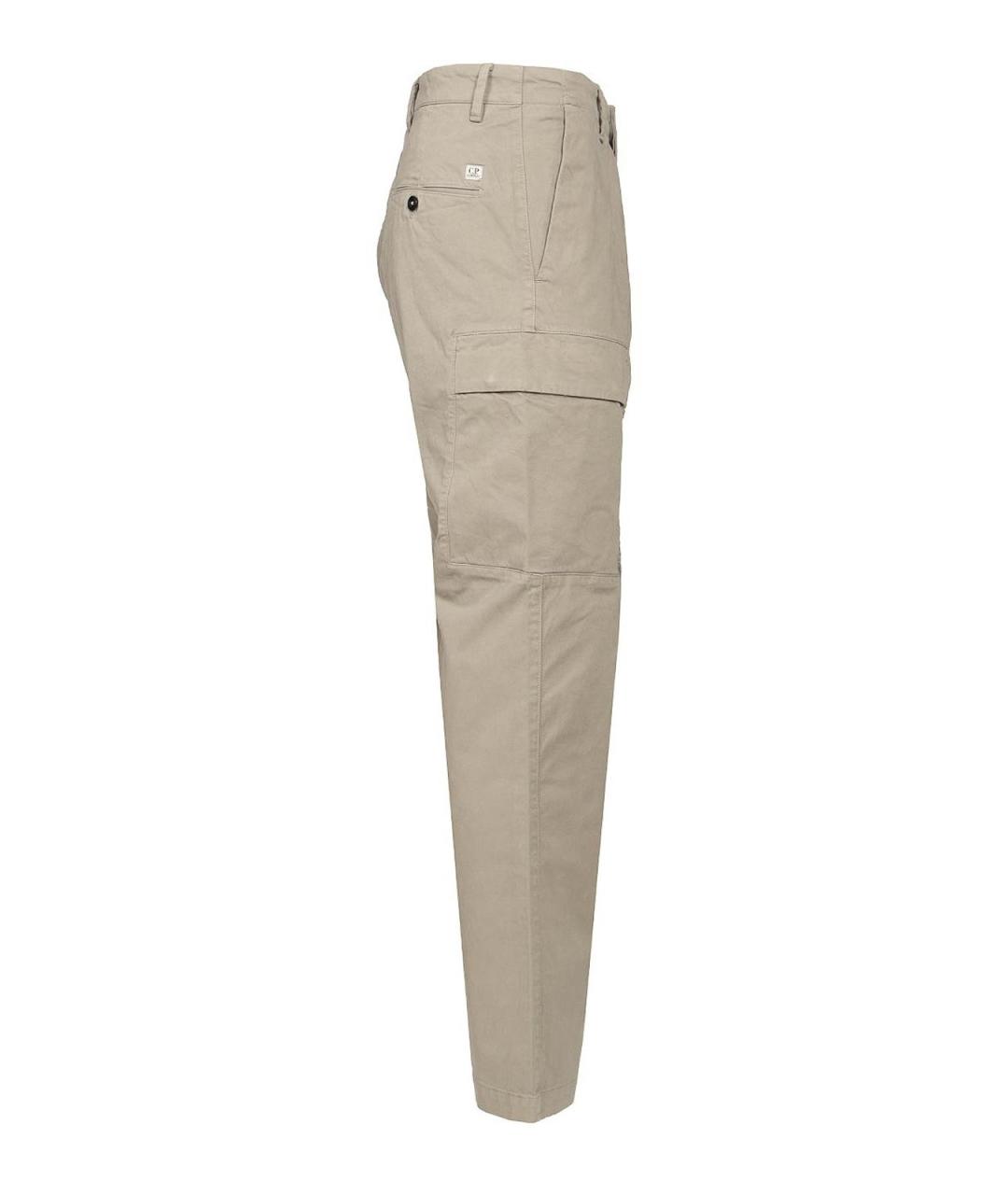 CP COMPANY Серые хлопковые повседневные брюки, фото 3