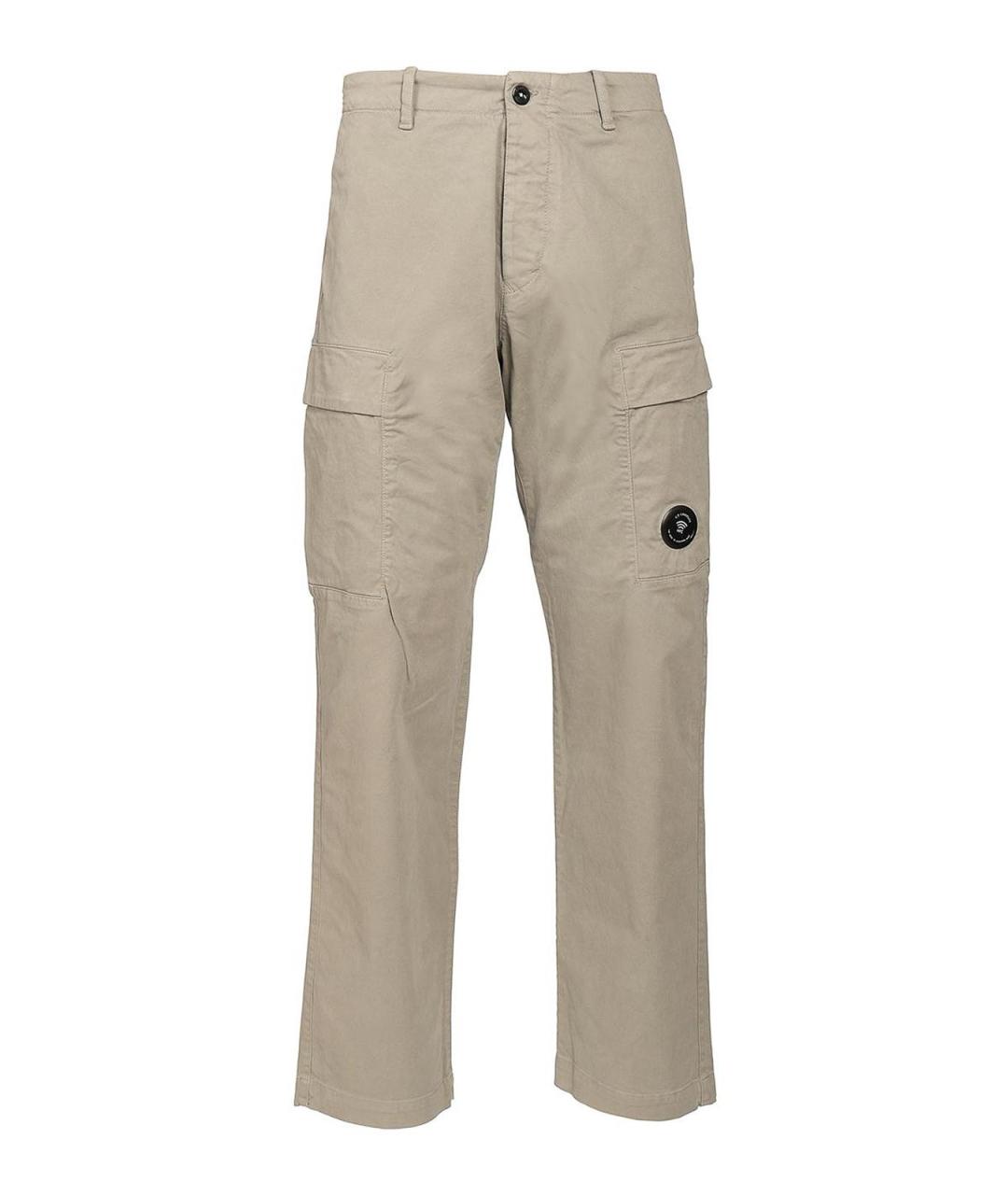 CP COMPANY Серые хлопковые повседневные брюки, фото 1