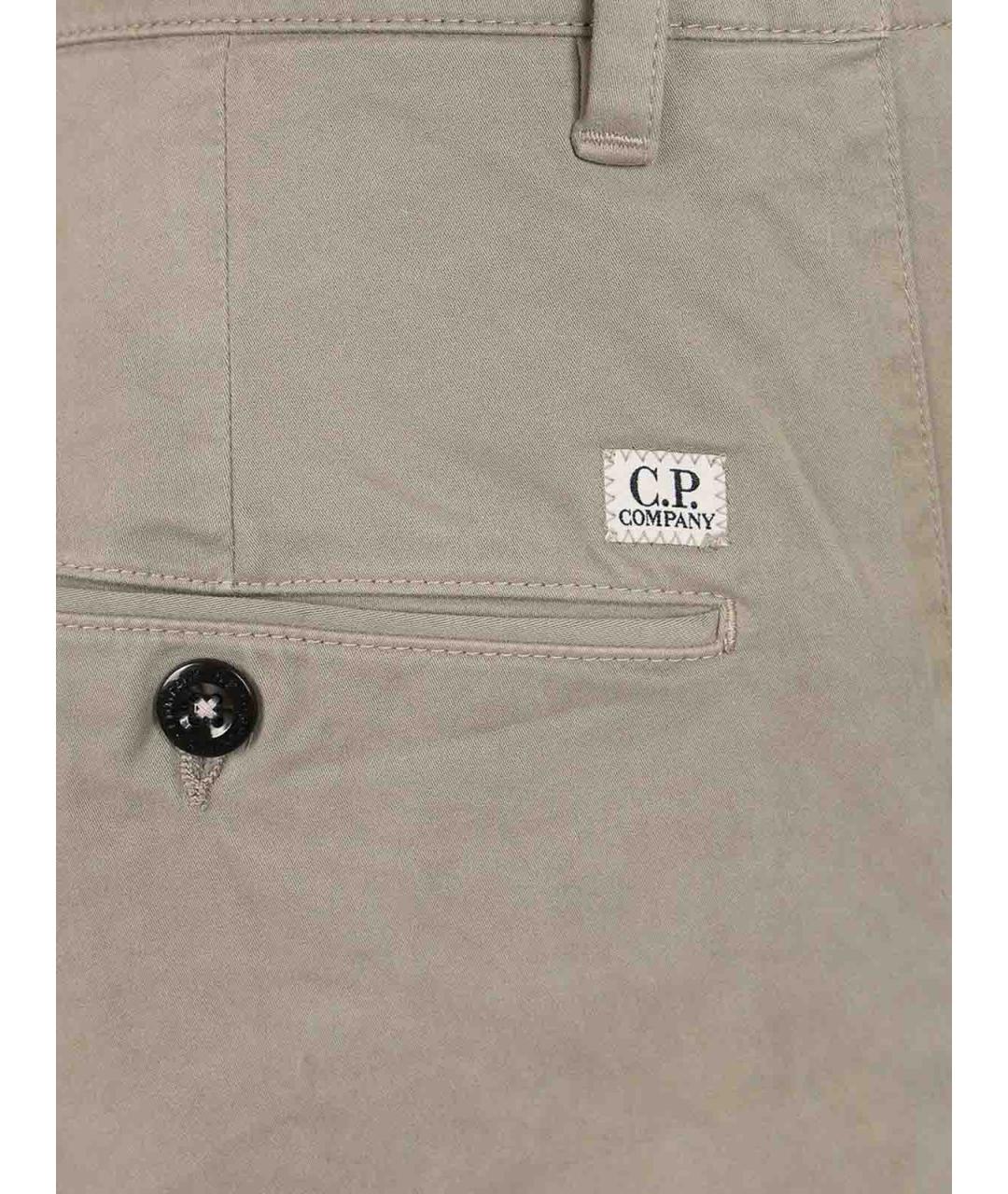 CP COMPANY Серые хлопковые повседневные брюки, фото 5