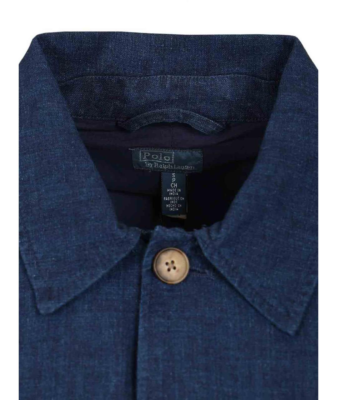 POLO RALPH LAUREN Синяя льняная куртка, фото 4