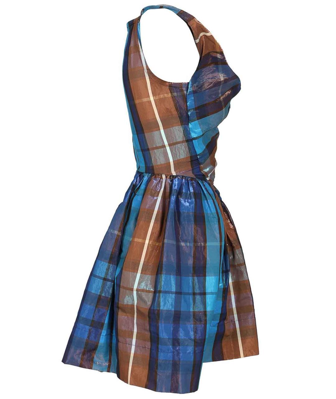 VIVIENNE WESTWOOD Синее полиэстеровое повседневное платье, фото 3
