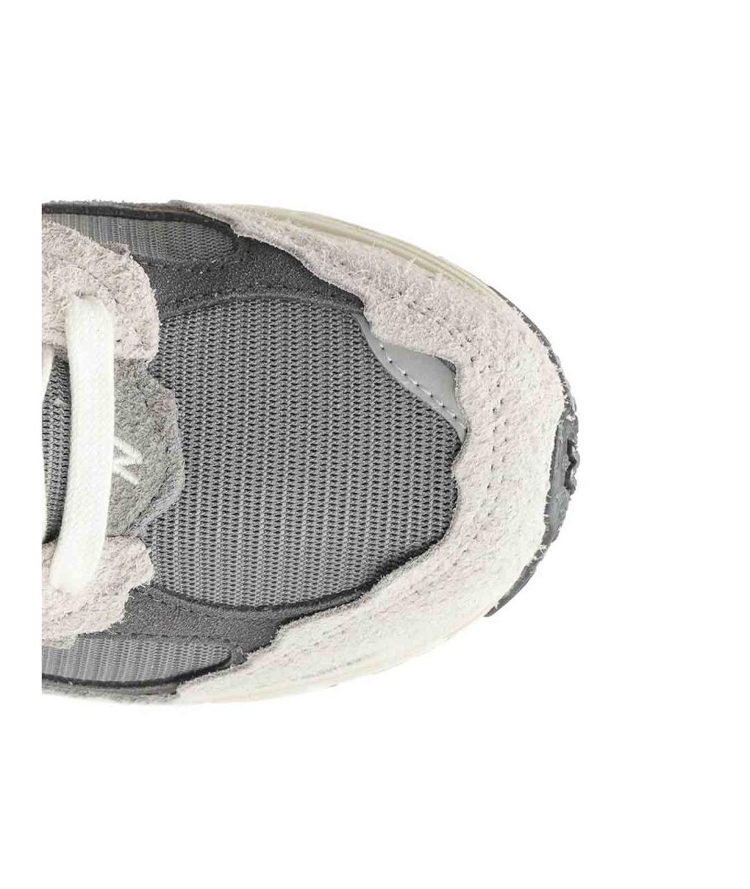 NEW BALANCE Серые замшевые низкие кроссовки / кеды, фото 4