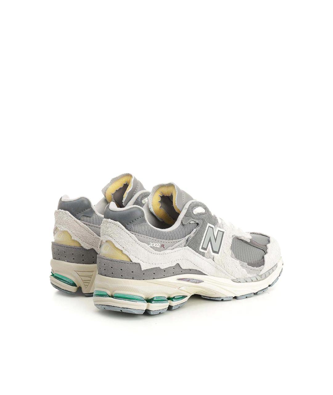 NEW BALANCE Серые замшевые низкие кроссовки / кеды, фото 3