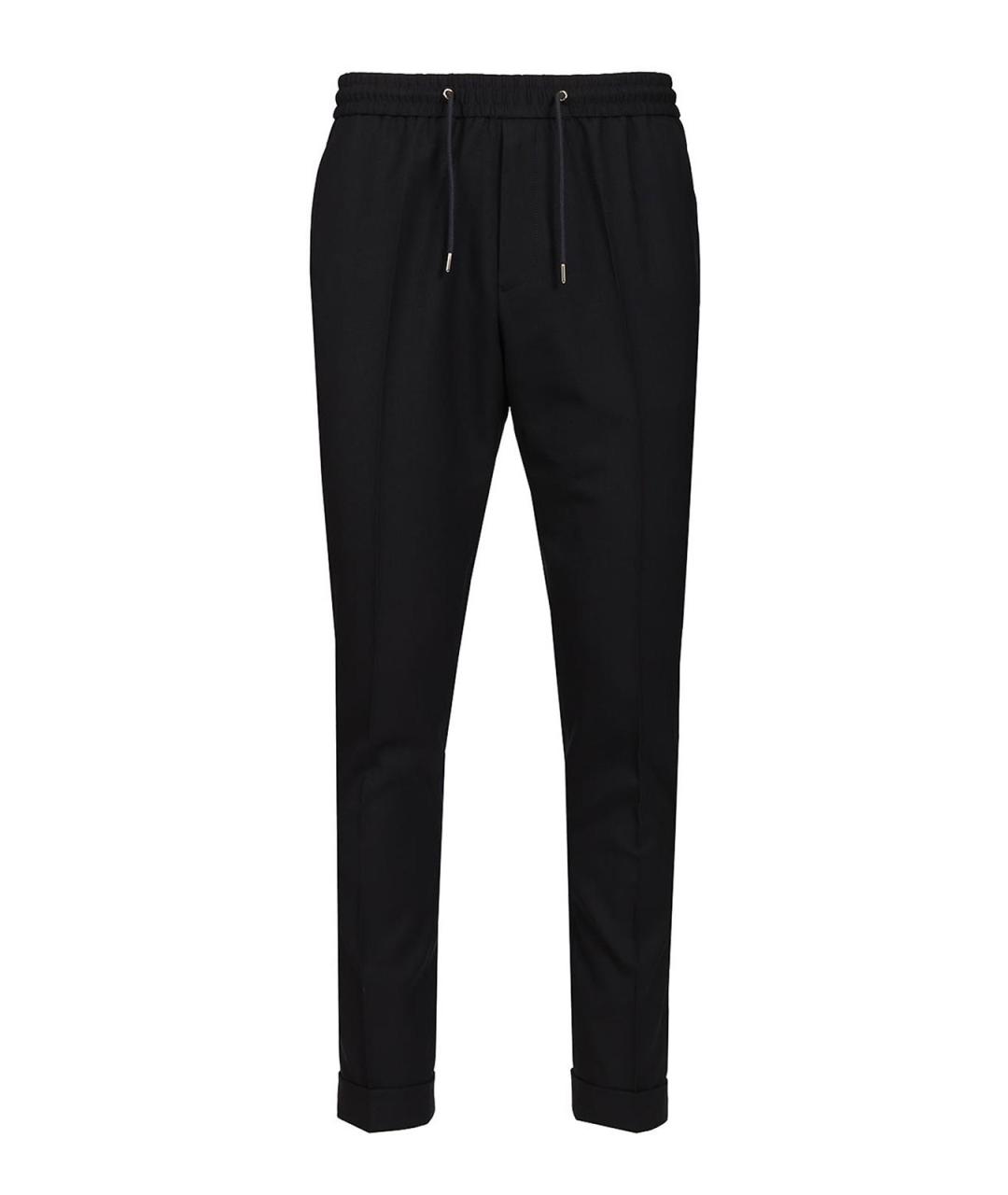 PAUL SMITH Синие шерстяные повседневные брюки, фото 1