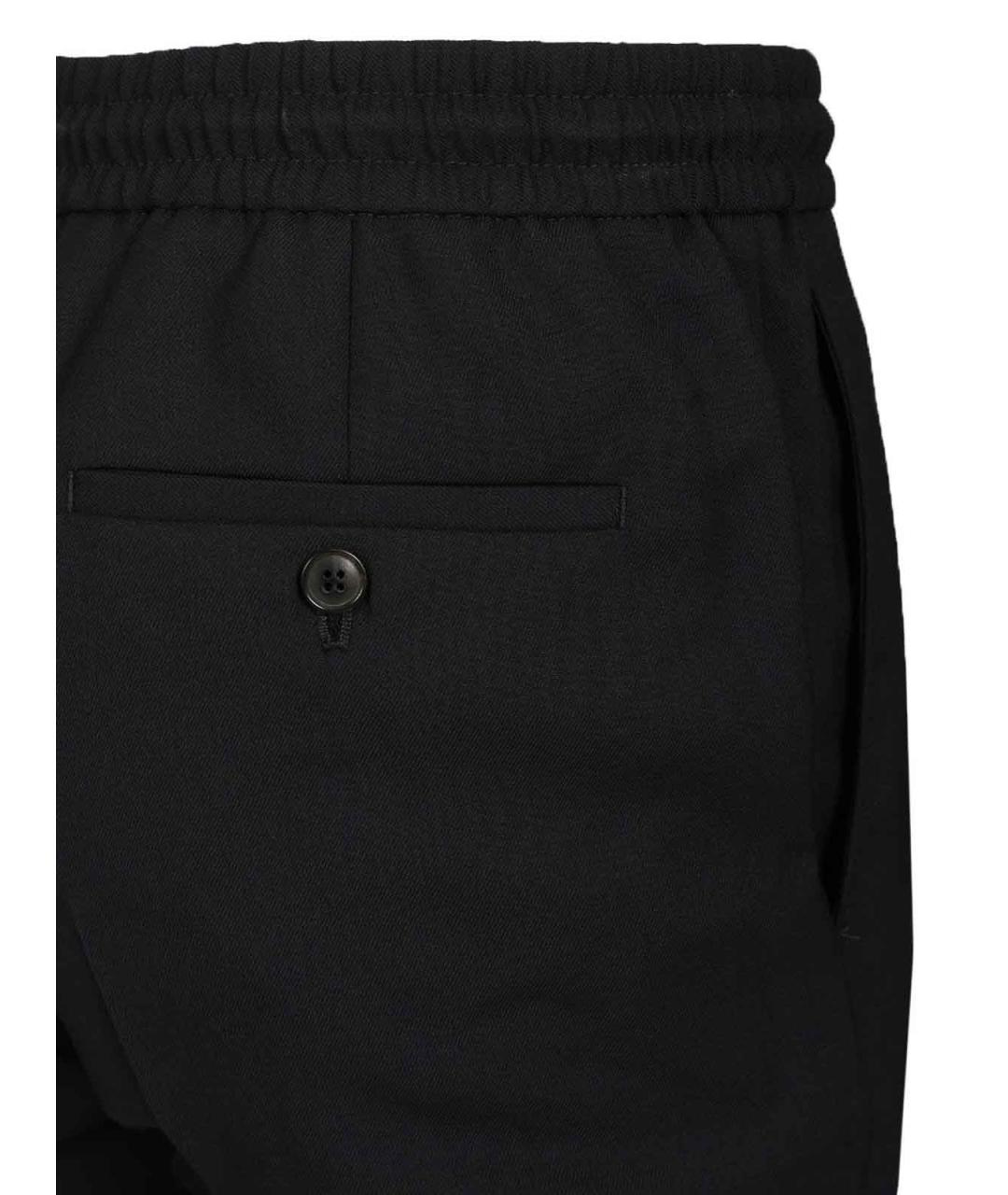 PAUL SMITH Синие шерстяные повседневные брюки, фото 5