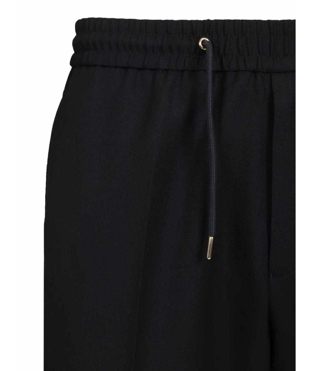 PAUL SMITH Синие шерстяные повседневные брюки, фото 4