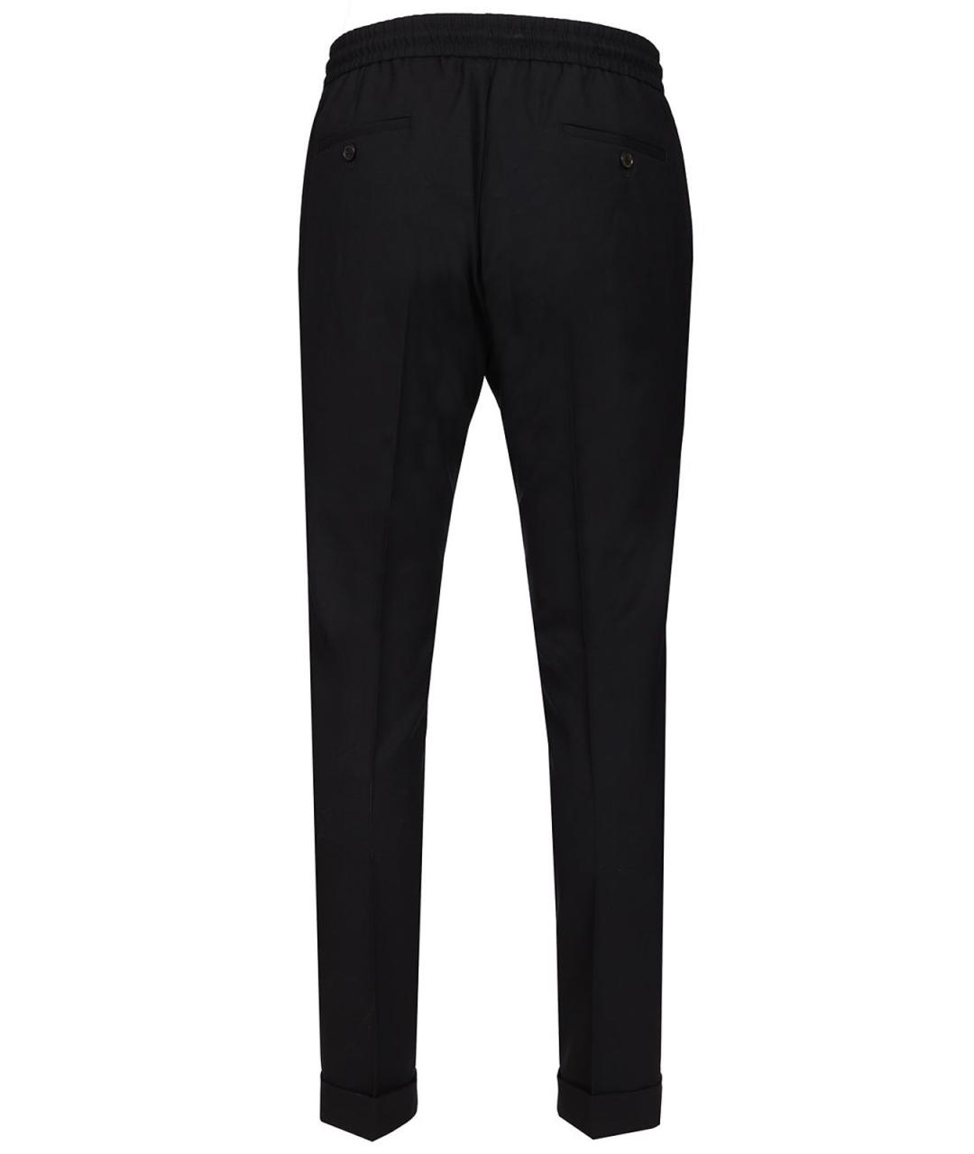 PAUL SMITH Синие шерстяные повседневные брюки, фото 2