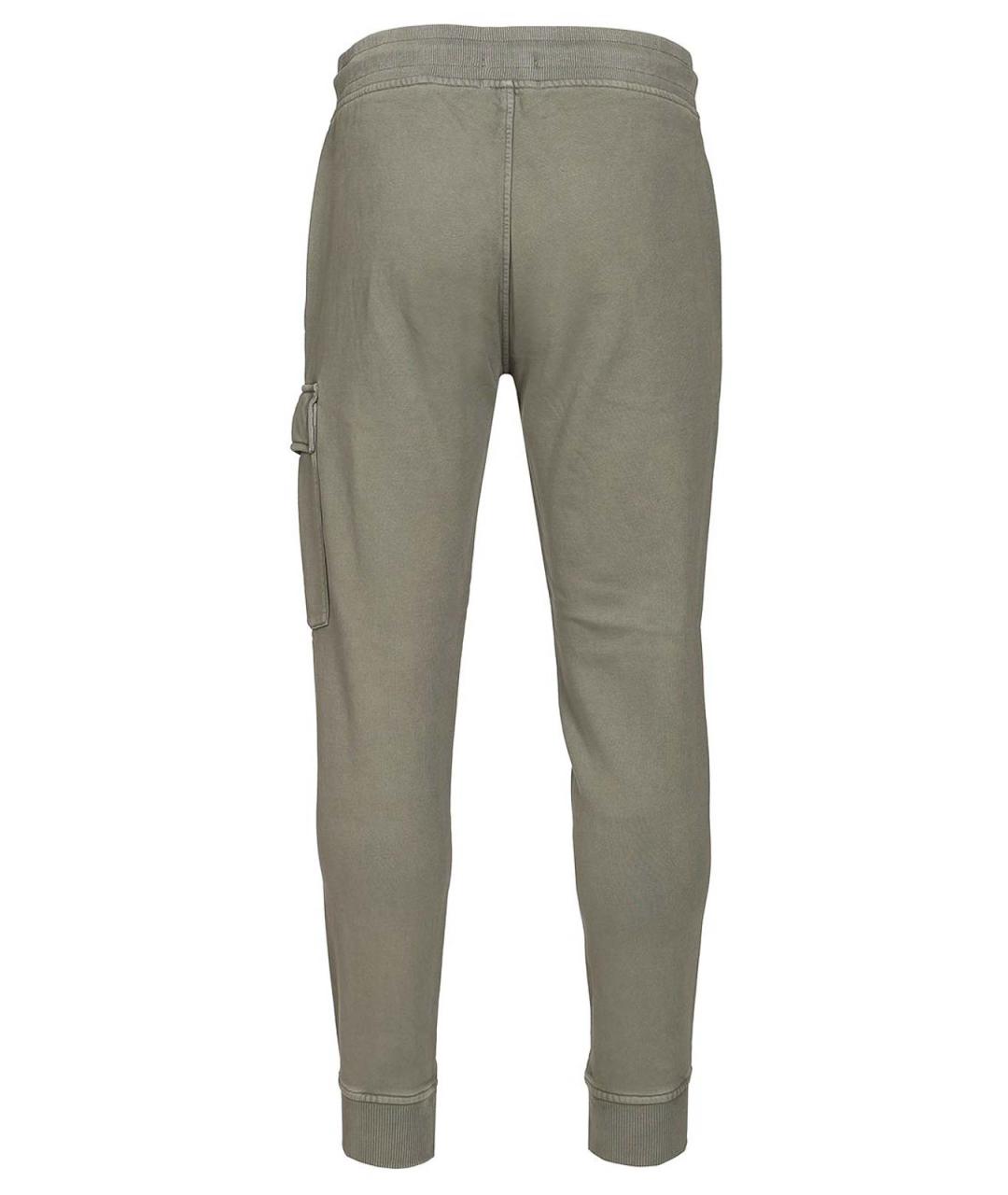 CP COMPANY Серые хлопковые повседневные брюки, фото 2