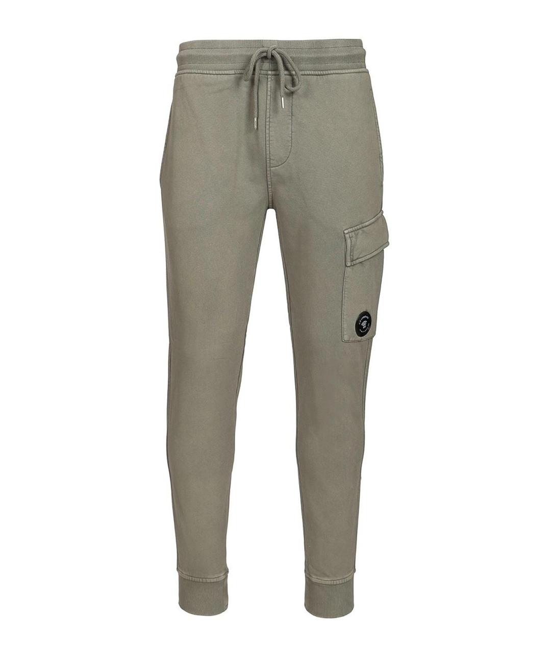 CP COMPANY Серые хлопковые повседневные брюки, фото 1