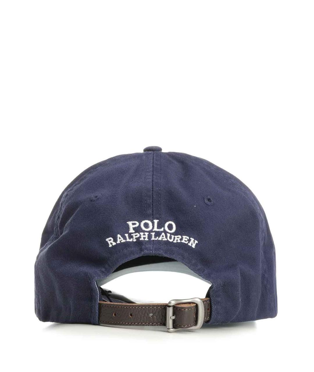 POLO RALPH LAUREN Синяя хлопковая кепка/бейсболка, фото 3