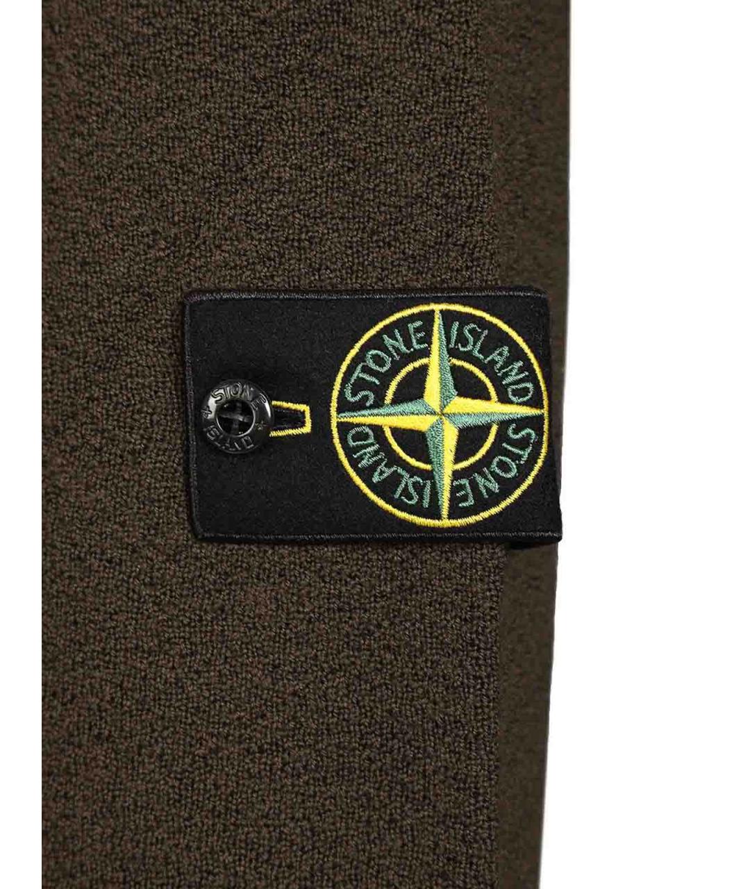 STONE ISLAND Серый шерстяной джемпер / свитер, фото 3