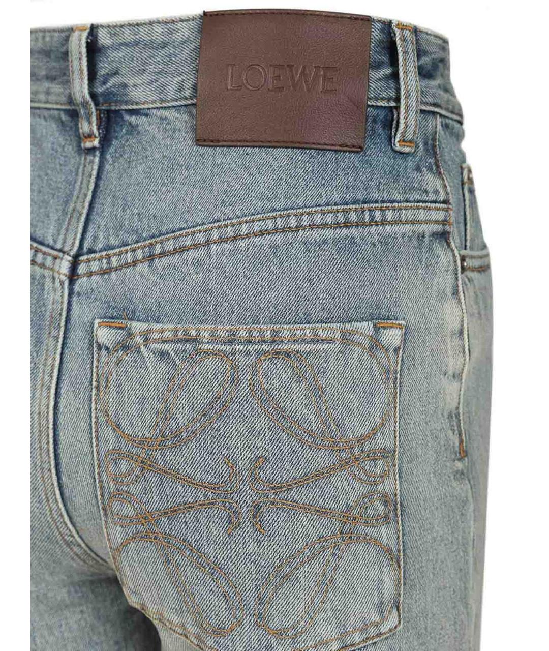 LOEWE Синие прямые джинсы, фото 5