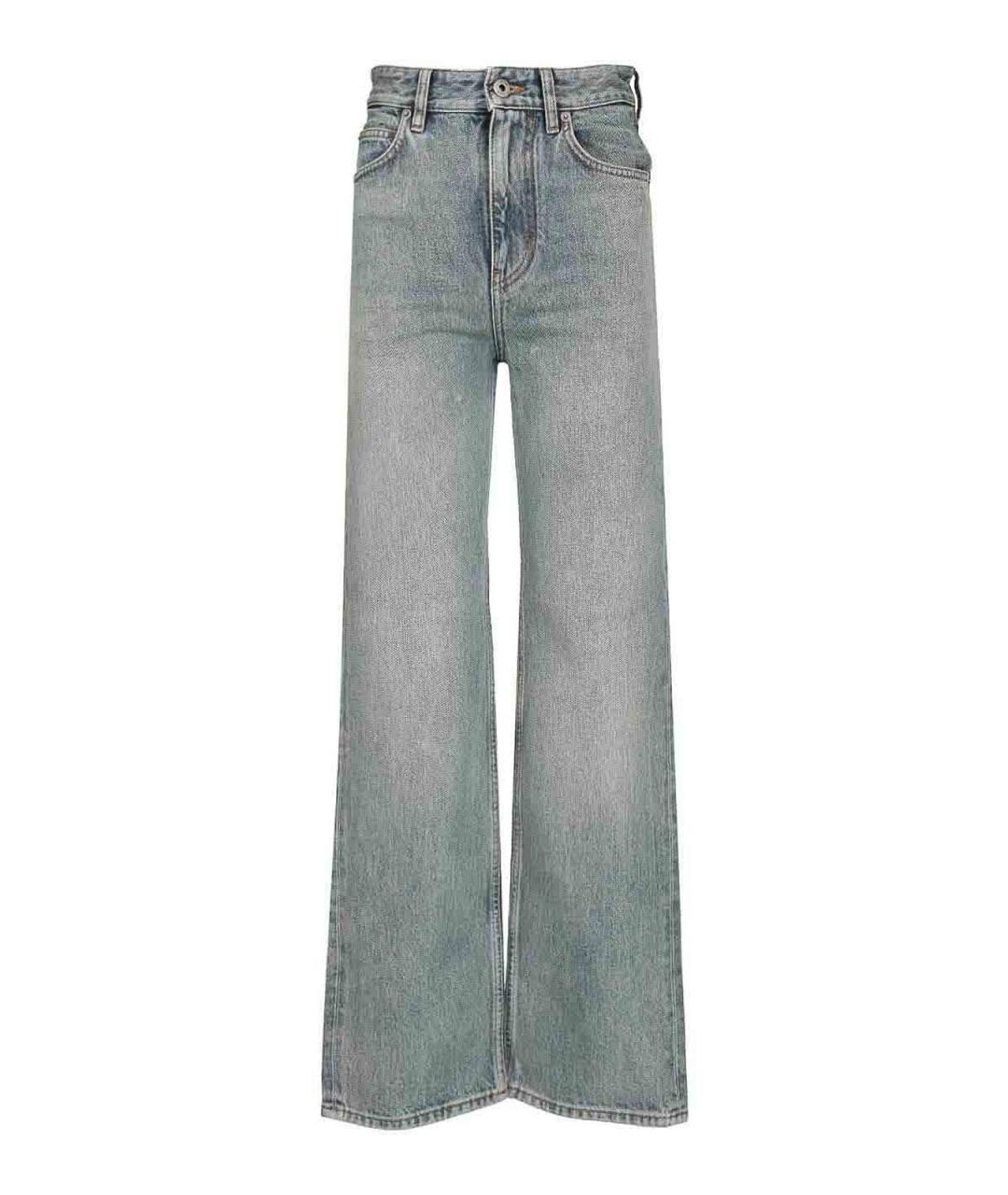 LOEWE Синие прямые джинсы, фото 1