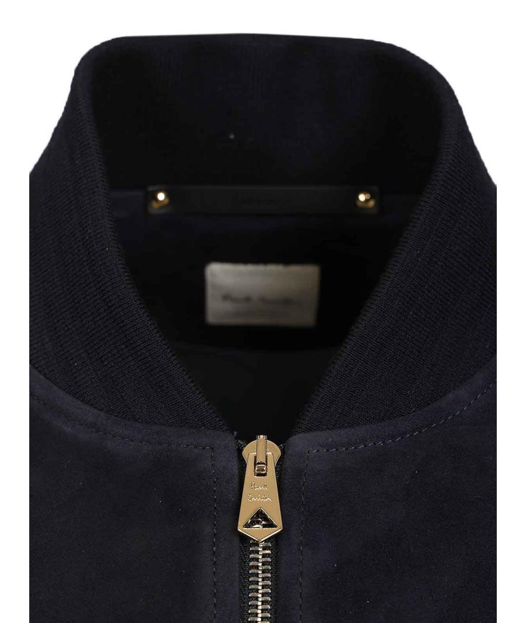 PAUL SMITH Синяя замшевая куртка, фото 4