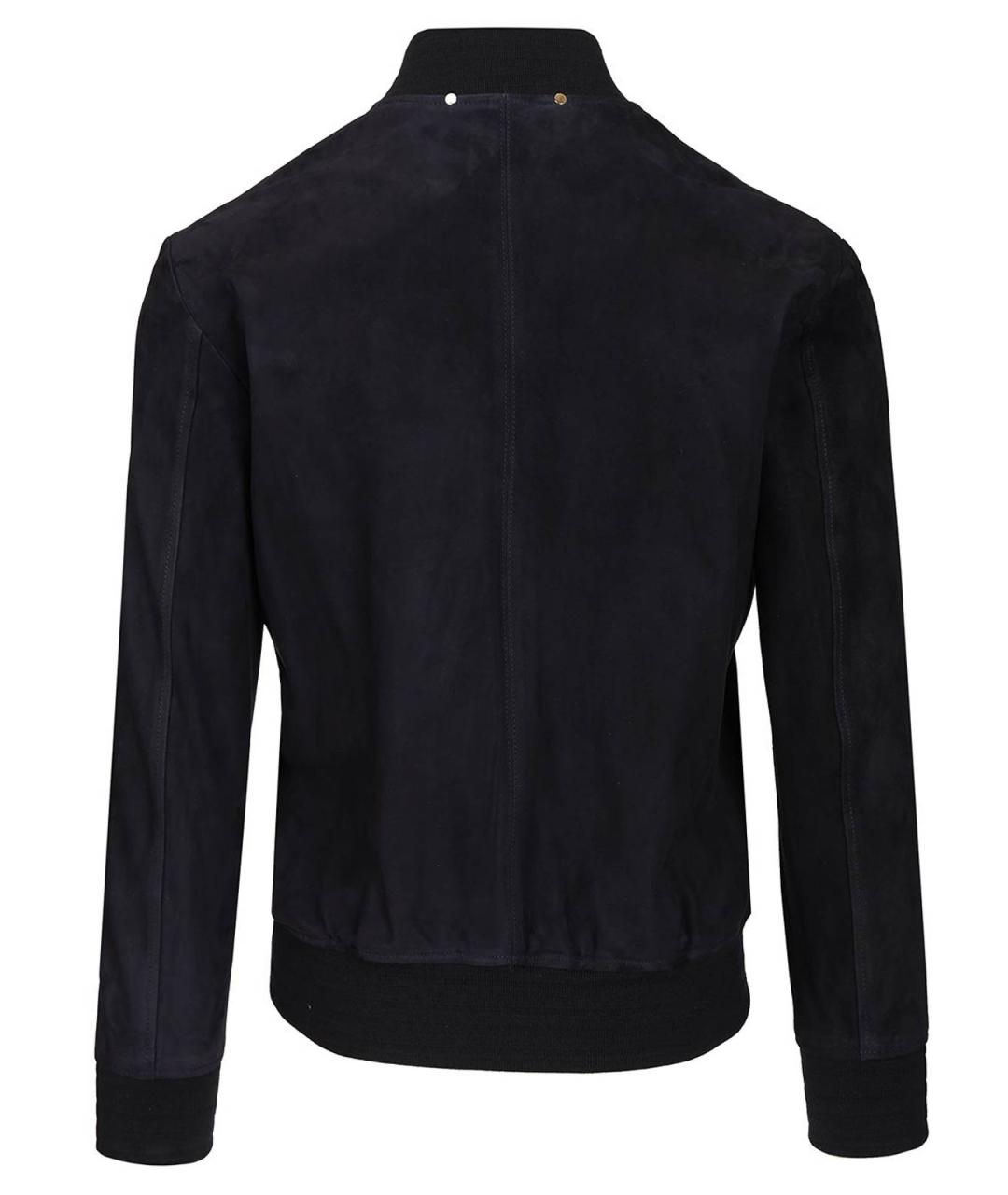 PAUL SMITH Синяя замшевая куртка, фото 2
