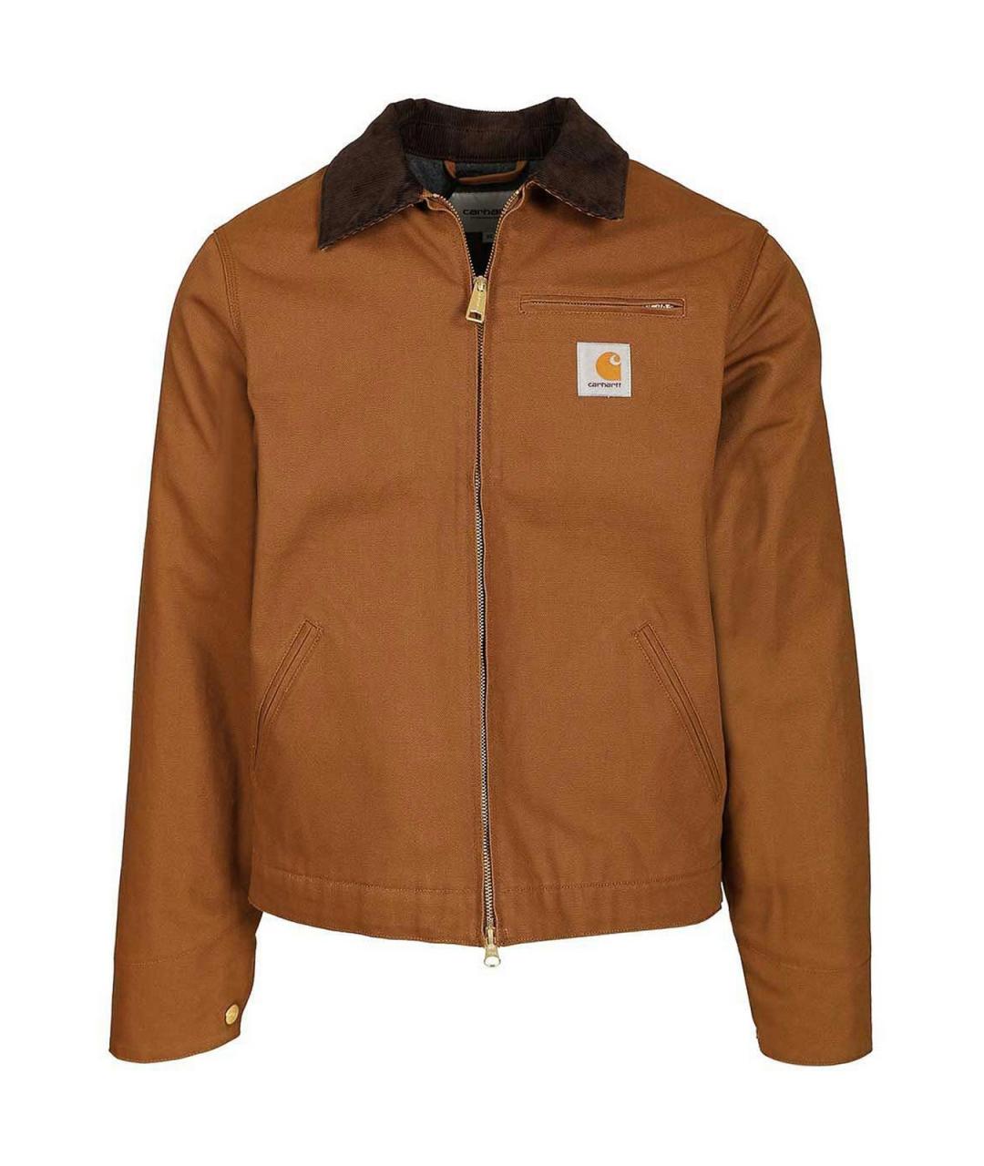CARHARTT Коричневая хлопковая куртка, фото 1