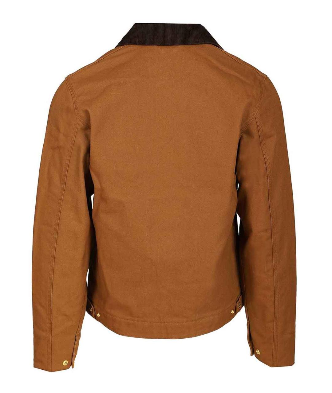 CARHARTT Коричневая хлопковая куртка, фото 2