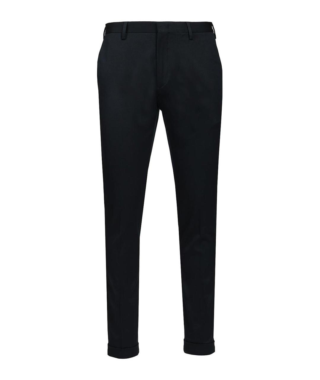 PAUL SMITH Синие хлопковые повседневные брюки, фото 1
