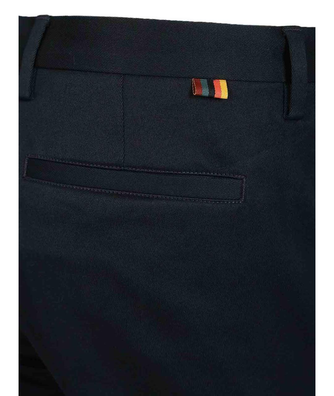 PAUL SMITH Синие хлопковые повседневные брюки, фото 5