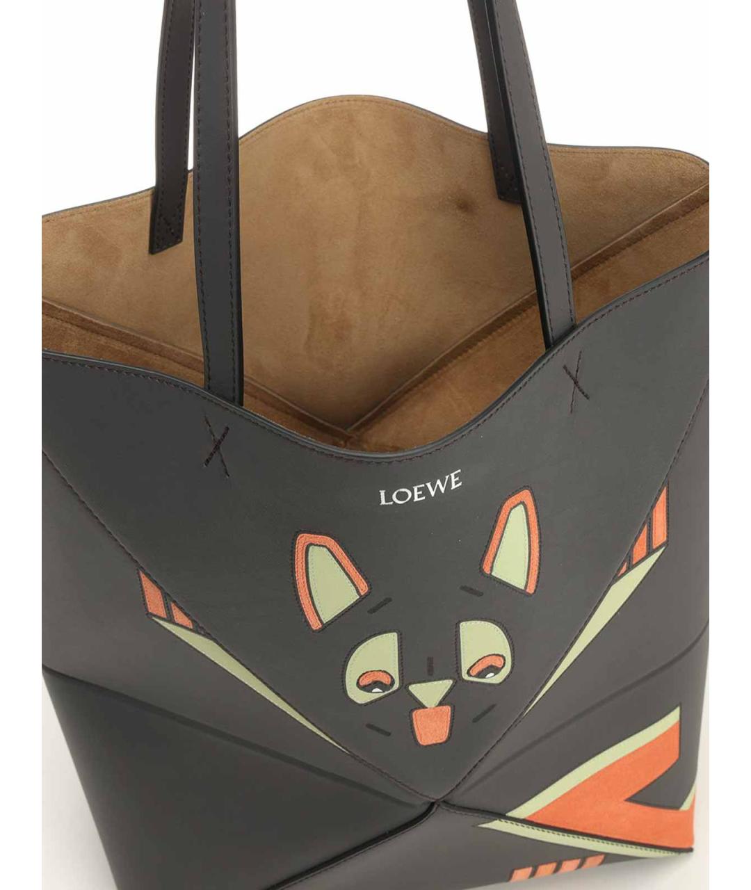 LOEWE Коричневая сумка тоут, фото 4
