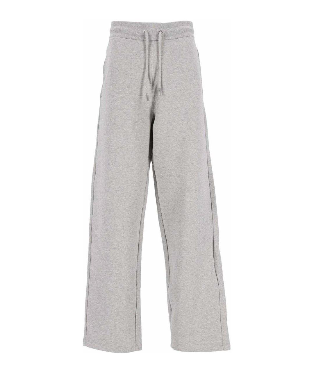 Ami Paris Серые хлопковые спортивные брюки и шорты, фото 1