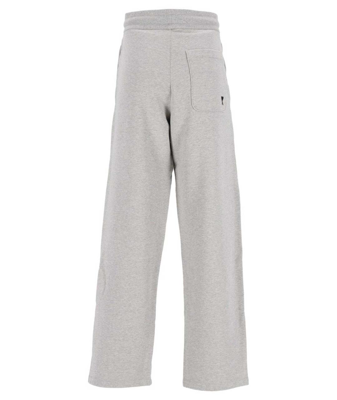 Ami Paris Серые хлопковые спортивные брюки и шорты, фото 2