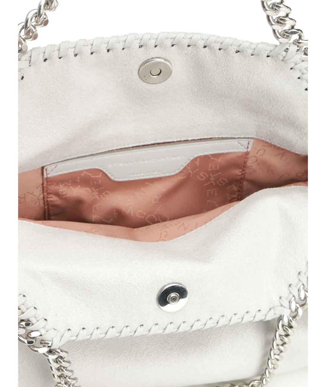 STELLA MCCARTNEY Белая сумка тоут из искусственной кожи, фото 4