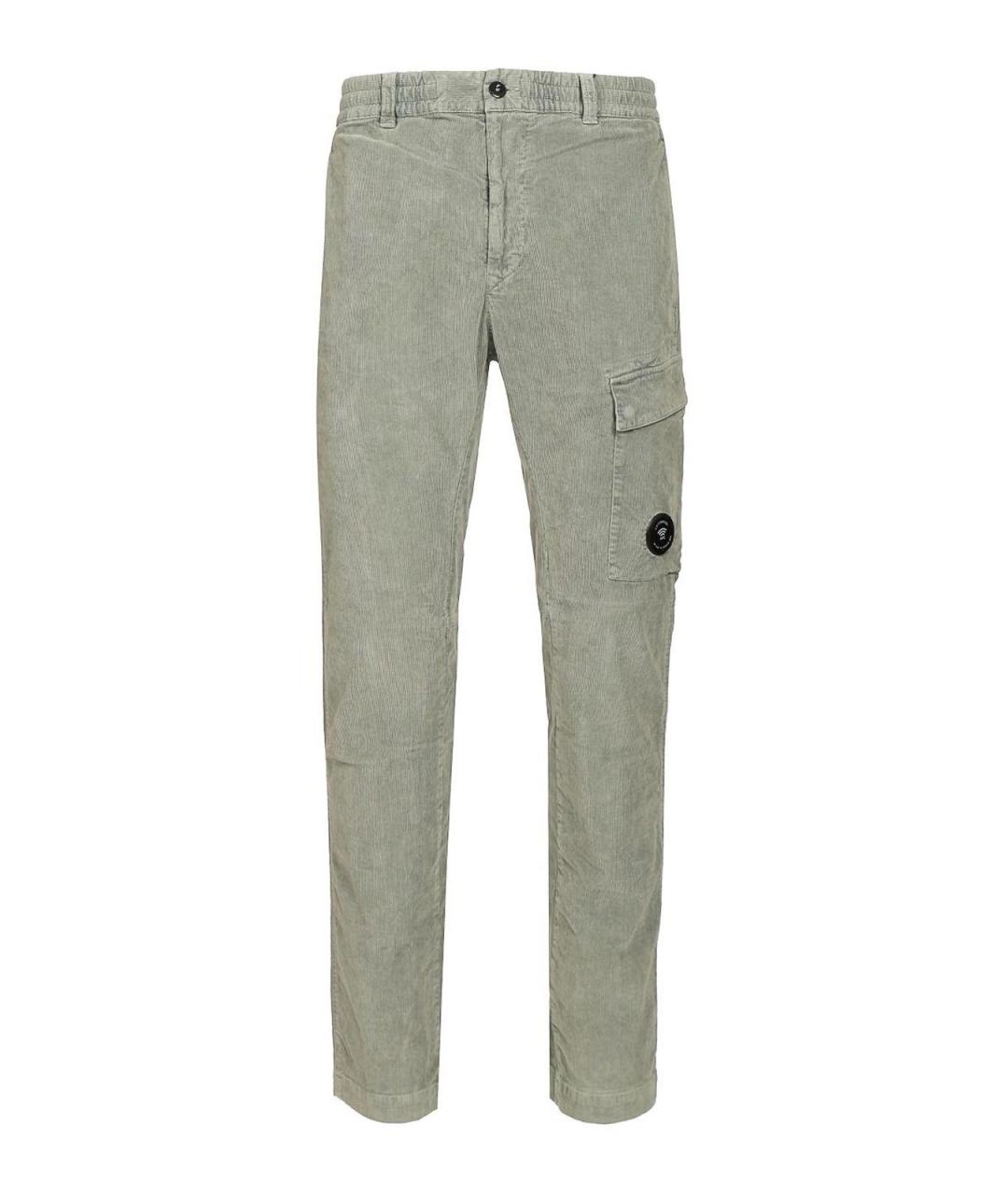 CP COMPANY Серые хлопковые повседневные брюки, фото 1