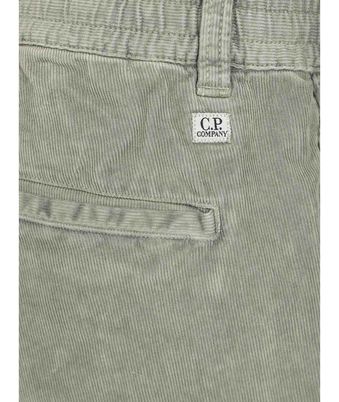 CP COMPANY Серые хлопковые повседневные брюки, фото 5