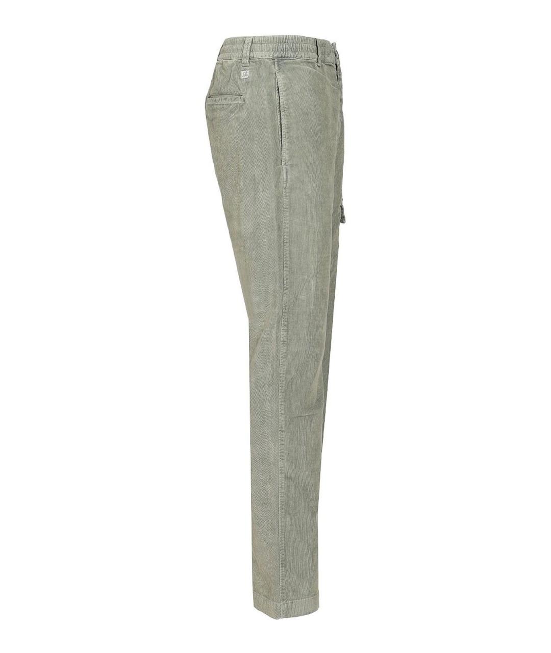 CP COMPANY Серые хлопковые повседневные брюки, фото 3