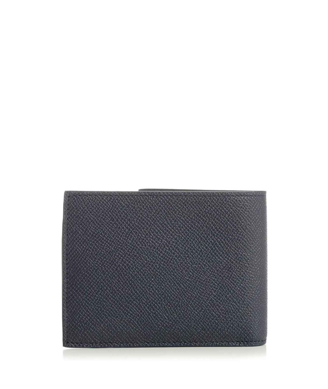 FERRAGAMO Синий кожаный кошелек, фото 3