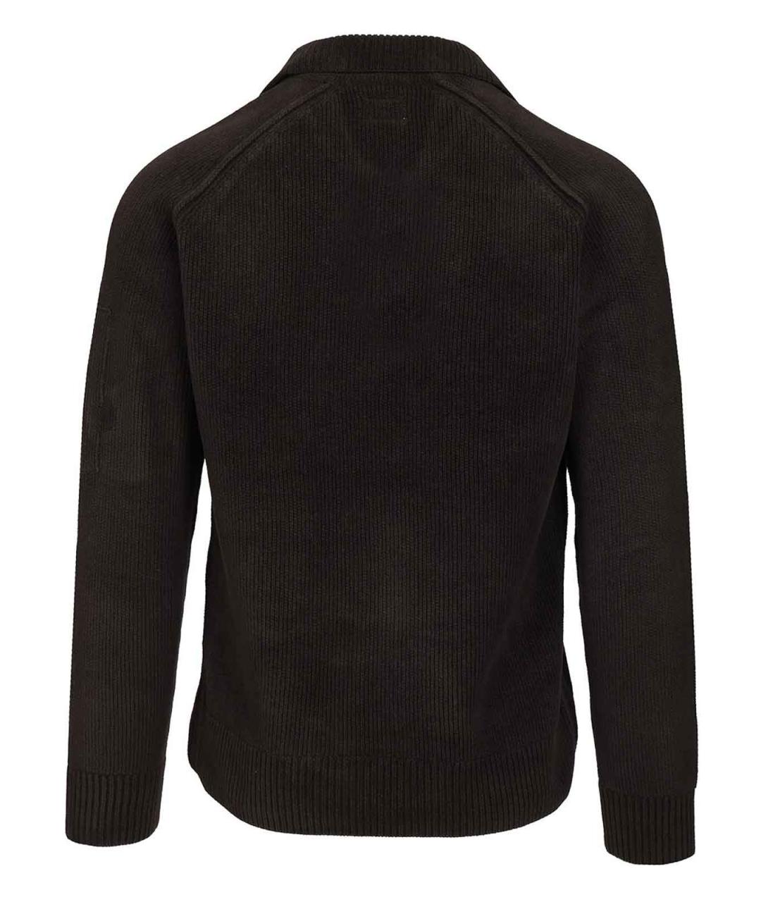 CP COMPANY Черный хлопковый джемпер / свитер, фото 2