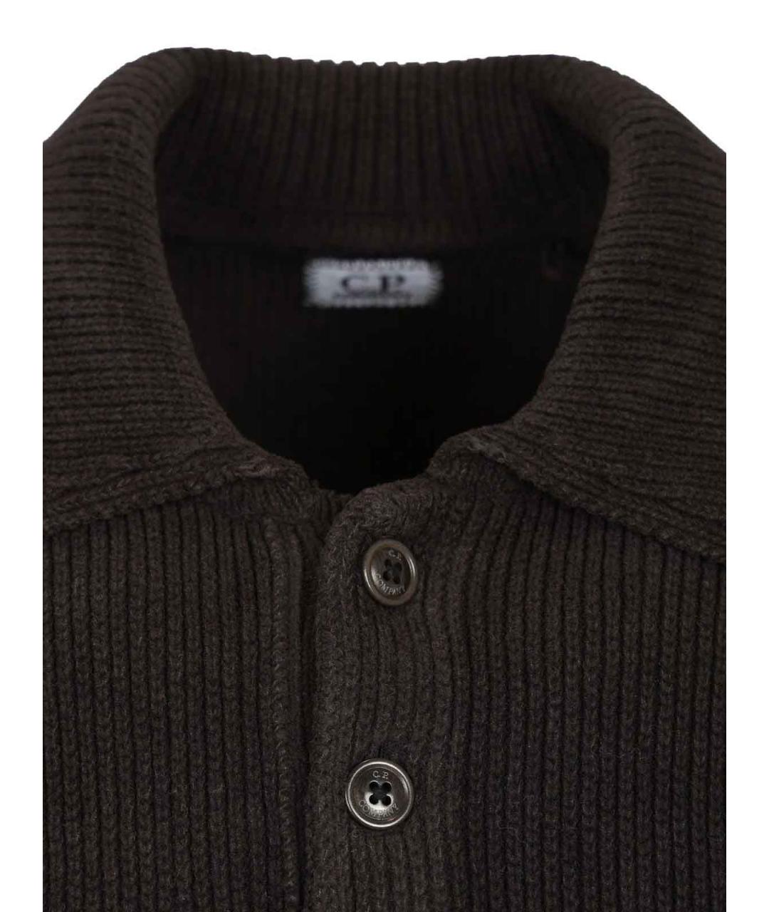 CP COMPANY Черный хлопковый джемпер / свитер, фото 3
