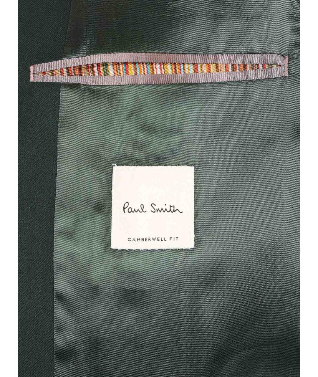 PAUL SMITH Зеленый классический костюм, фото 5