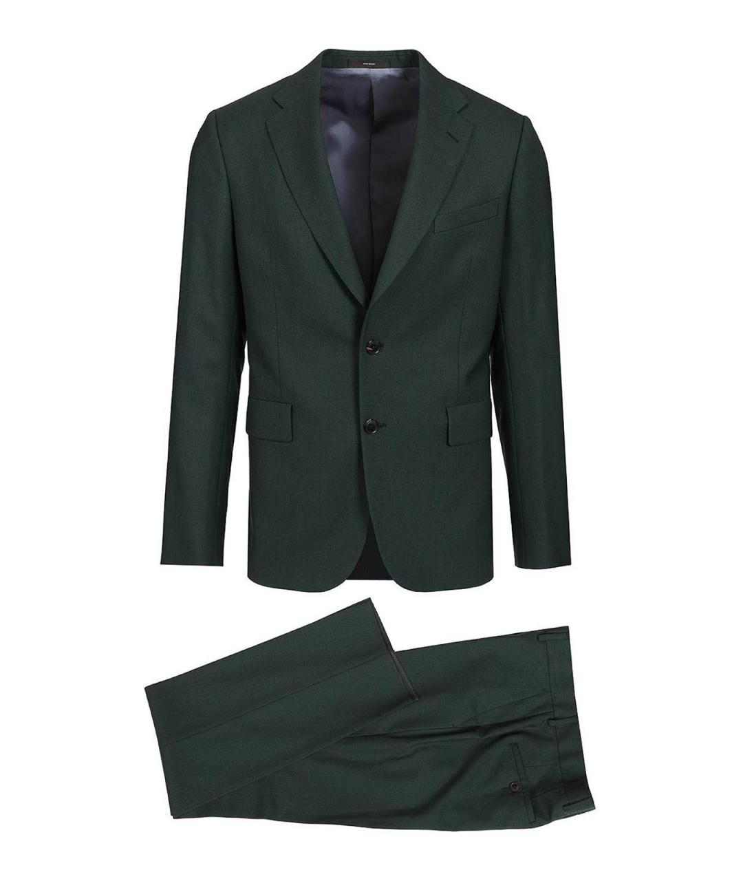 PAUL SMITH Зеленый классический костюм, фото 1