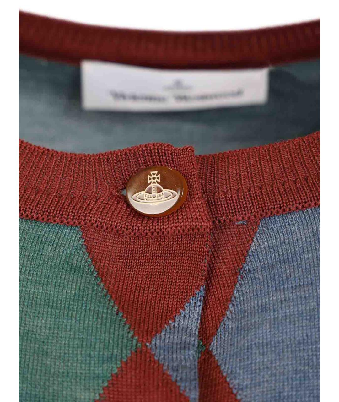 VIVIENNE WESTWOOD Мульти шерстяной кардиган, фото 5