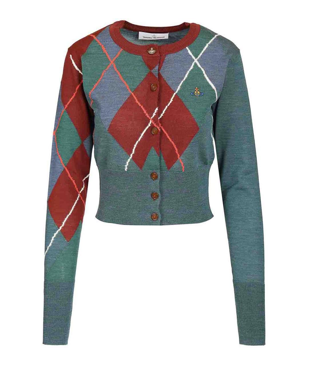 VIVIENNE WESTWOOD Мульти шерстяной кардиган, фото 1