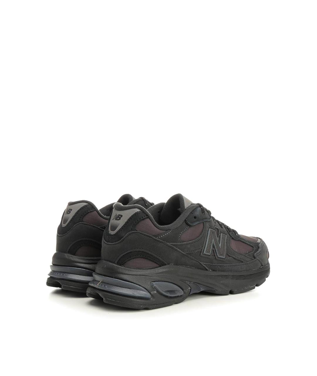 NEW BALANCE Черные замшевые низкие кроссовки / кеды, фото 2