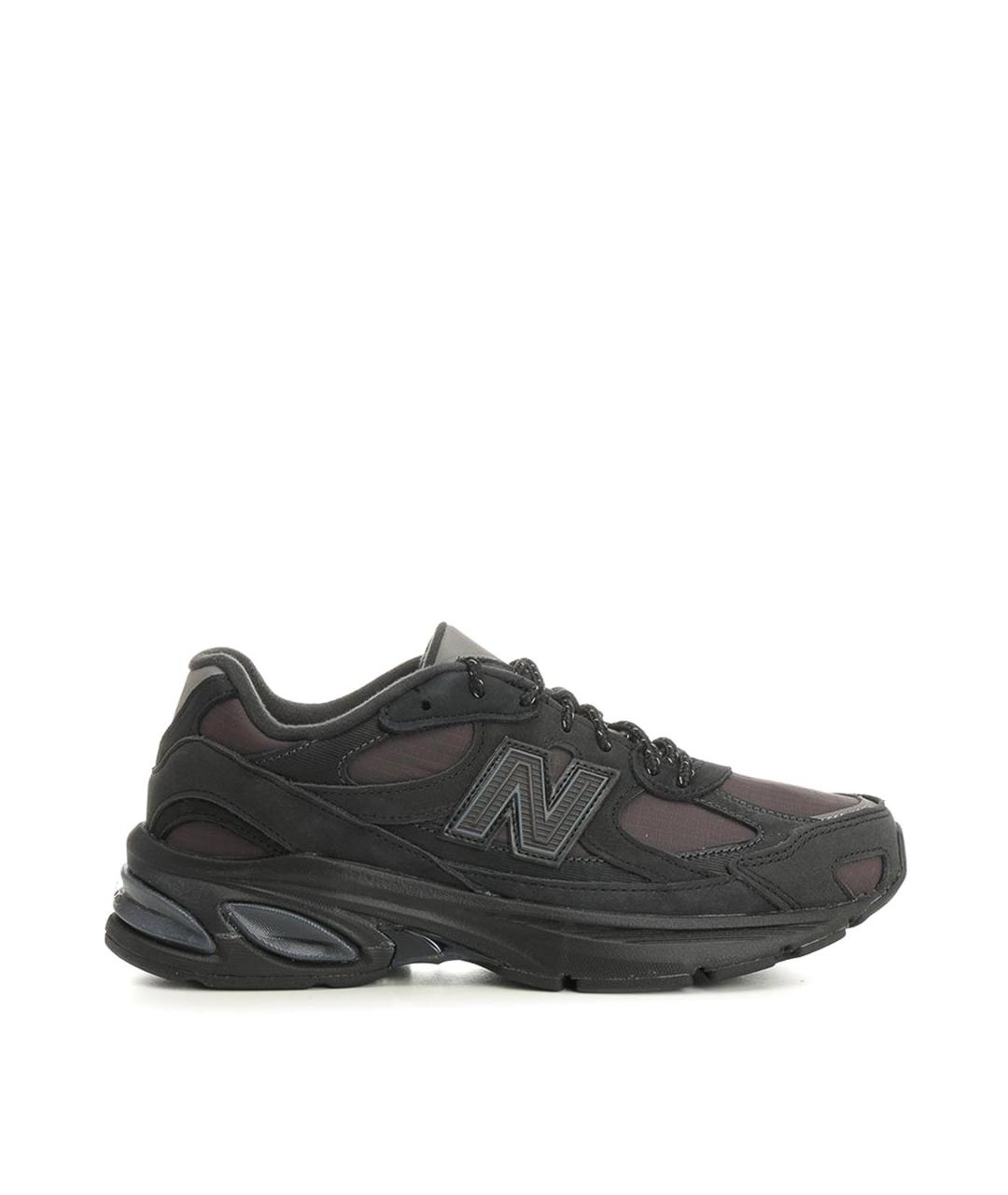 NEW BALANCE Черные замшевые низкие кроссовки / кеды, фото 1
